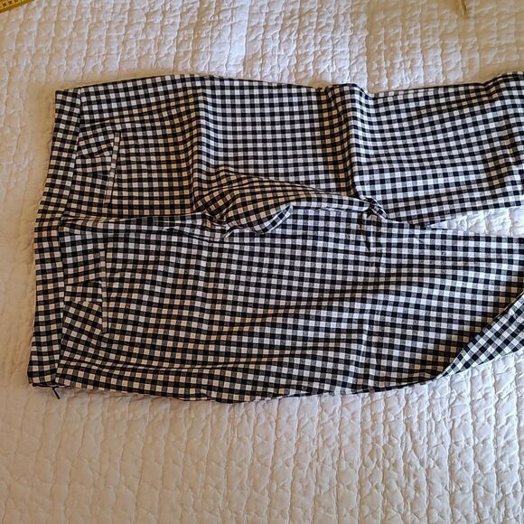 Talbot's Chatham Ankle 14P Pull On Gingham Pants - Picture 6 of 15